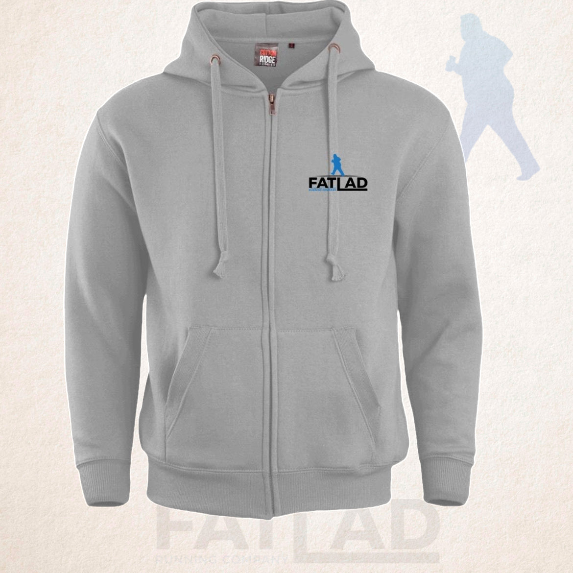 Fat Lad Zip Up Hoodie